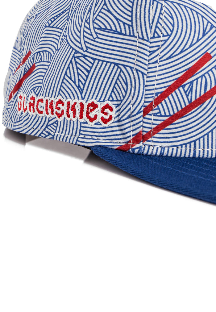 BS-CAP-068-Blackskies-Ramen-Snapback-Cap-Japan-Noodles-Cat-Blue-Side-Embroidery