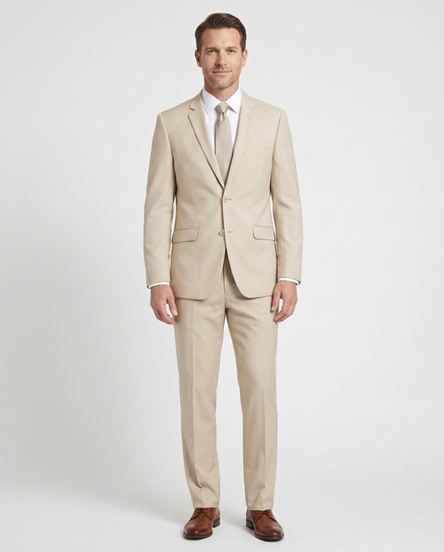 Men's 2-Piece Single Breasted Notch Lapel Suit - The Suit Depot