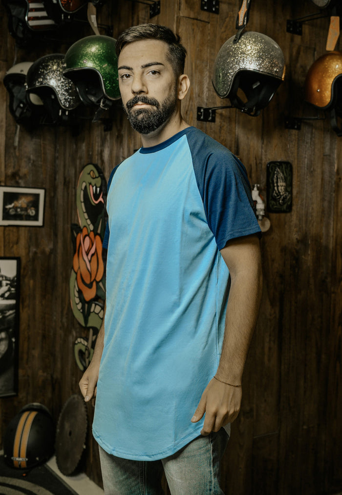 Blackskies-Baseball-Short-Sleeve-T-Shirt-Sky-blue-Navy-blue