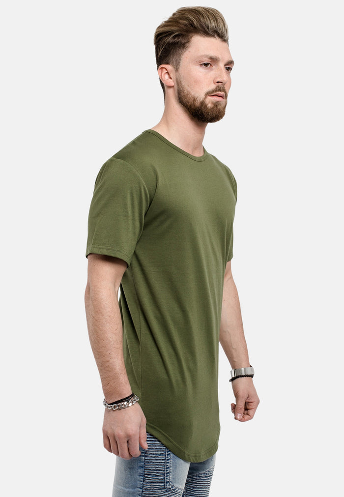 Oversized-Round-T-Shirt-Olive-Side-3