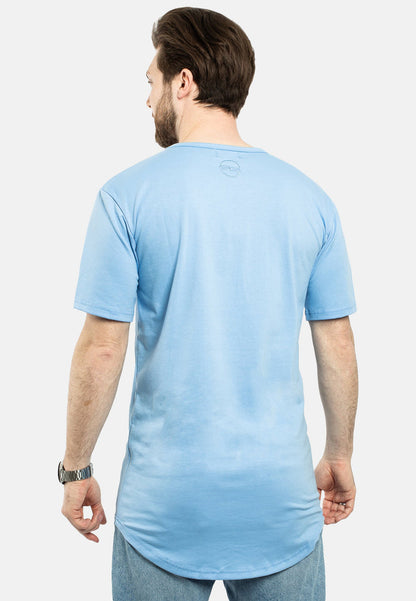 Blackskies-Round-Longline-T-Shirt-Sky-Blue-Mens-Curved-Tee-Back