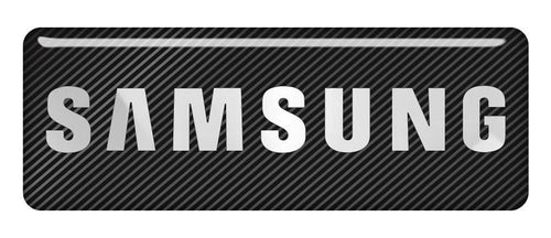 Samsung 2.75"x1" Chrome Effect Domed Case Badge / Sticker Logo
