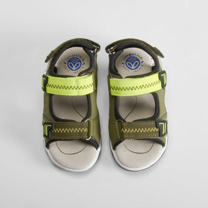 Sandalia deportiva infantil verde COMFEET