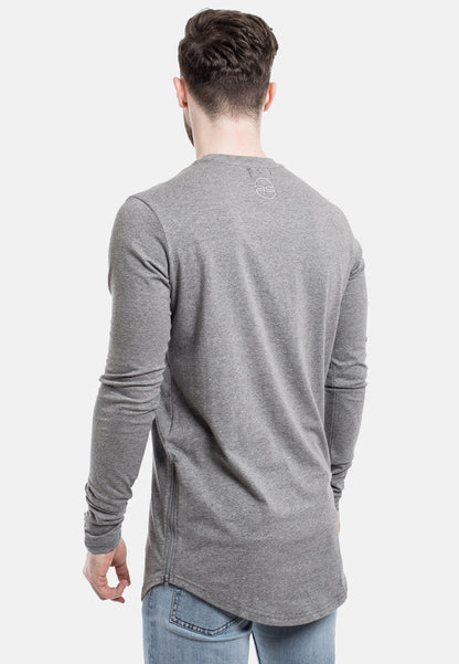 Blackskies-Side-Zip-Longline-Long-Sleeve-T-Shirt-Grey-Curved-Hem-Back