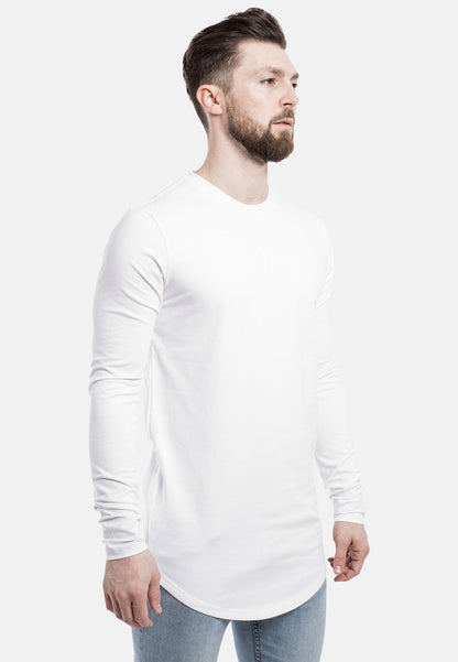 Blackskies-Side-Zip-Longline-Long-Sleeve-T-Shirt-White-Curved-Hem-Side-2