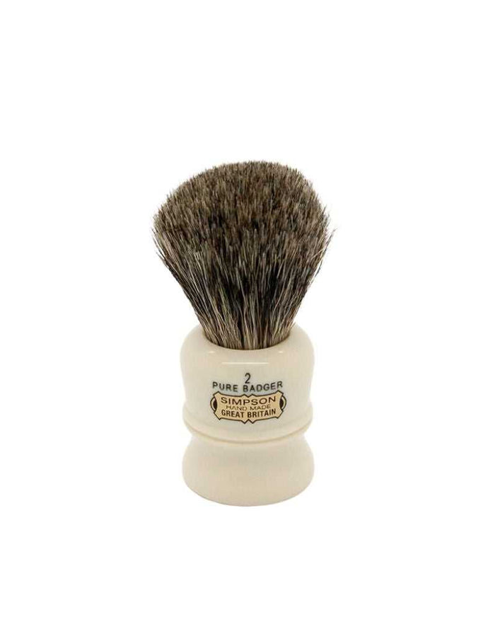 Simpson Duke D2 Pure Badger shaving brush with 21mm knot