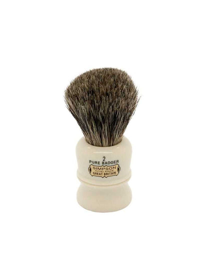 Simpson Duke D2 Pure Badger shaving brush with 21mm knot