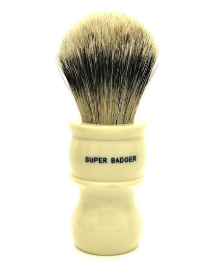 Simpson Super Badger Silvertip Shaving Brush with handle