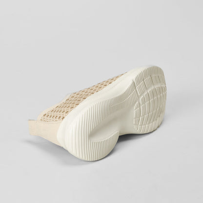 Sneaker confort perfos beige COMFEET