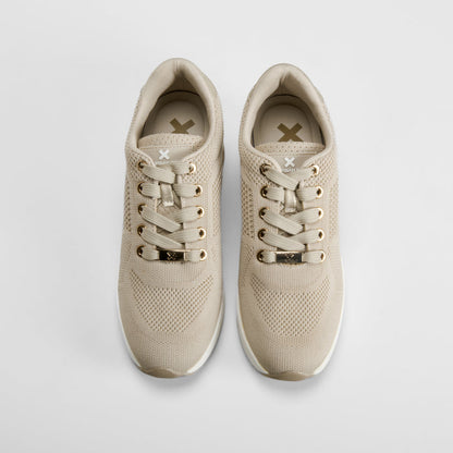 Sneaker cuña beige  XTI