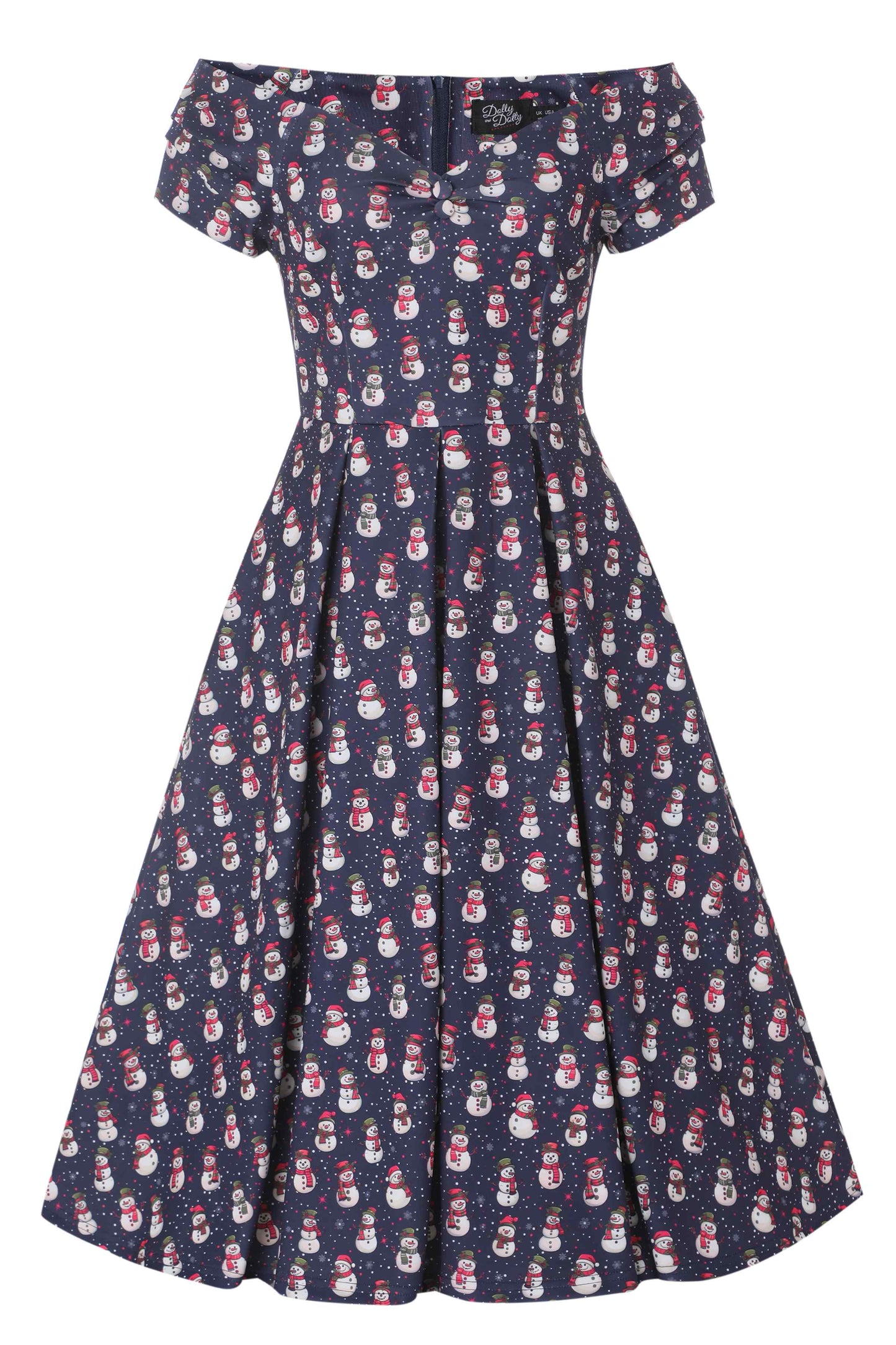 Lily Snowman Purple Circle Dress