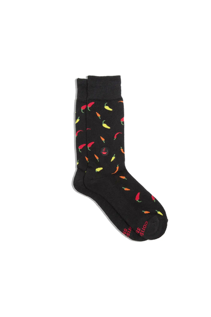 Conscious-Step-Socks-that-Provide-Meals-Black-Chili-Peppers