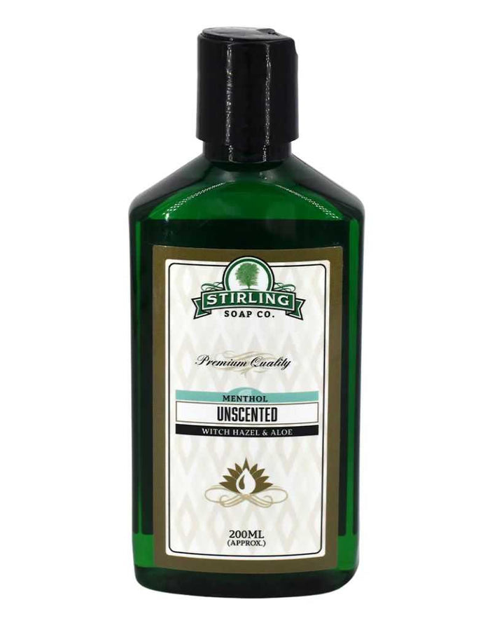 Stirling Unscented Menthol After Shave Toner bottle
