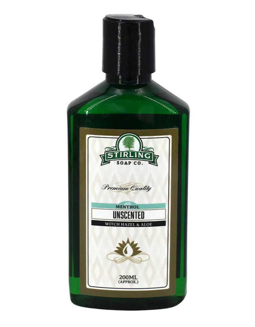 Stirling Unscented Menthol After Shave Toner bottle