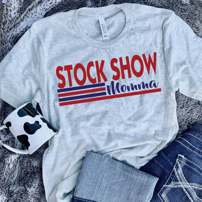 Stock Show Momma Tee