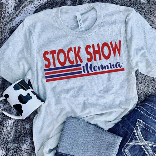 Stock Show Momma Tee
