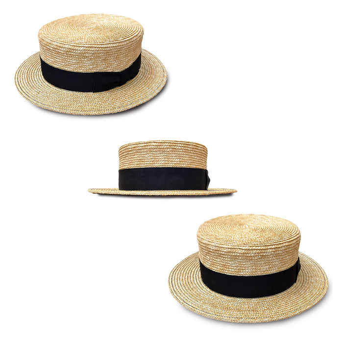 Straw Boater Hat