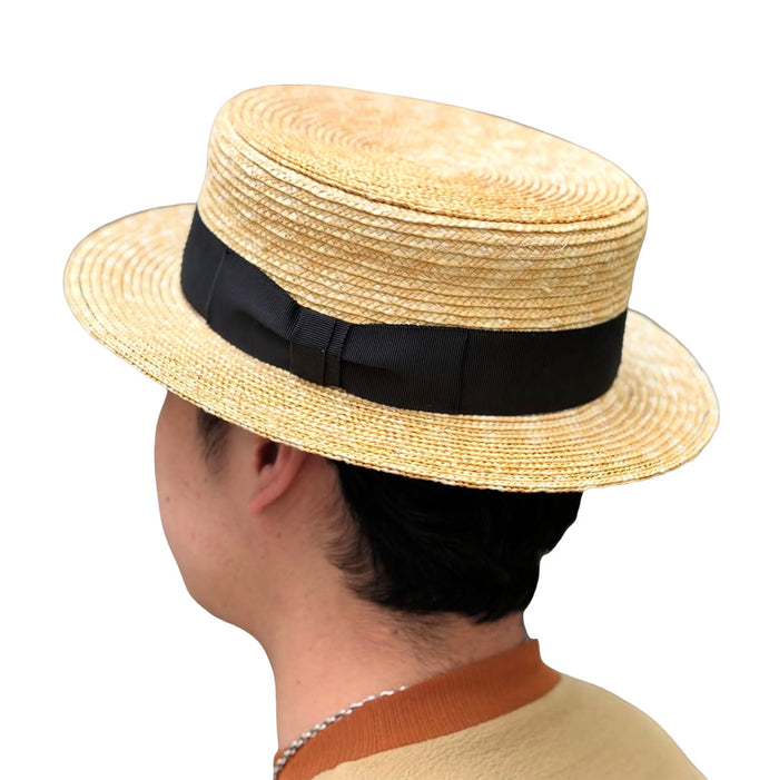 Straw Boater Hat