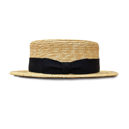 Straw Boater Hat