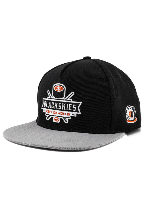 Blackskies Sushi Time Snapback Cap Maki California Food Hat Baseball Cap Japan
