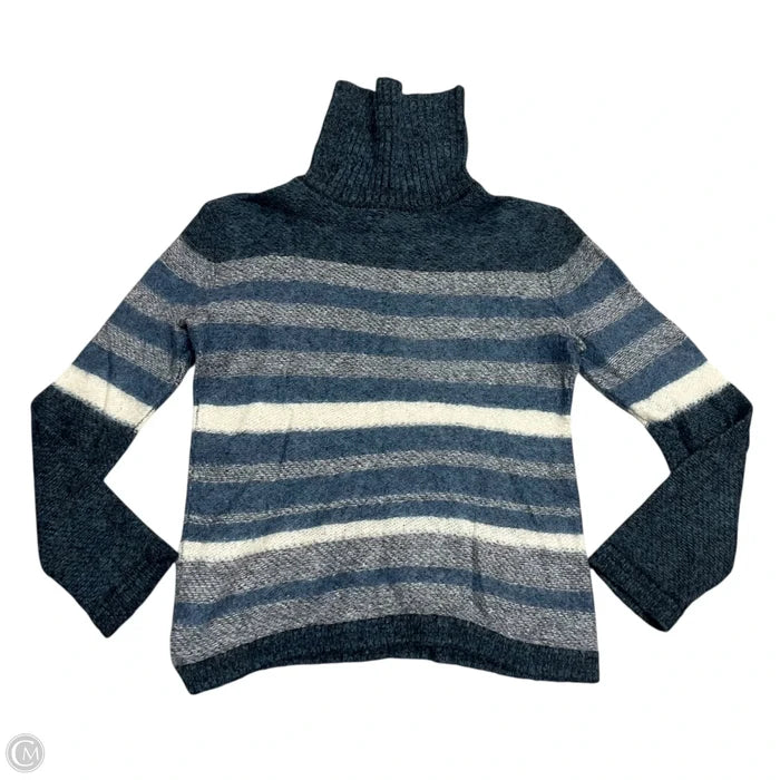 Sweater Designer By Tory Burch In Blue & White, Size: M