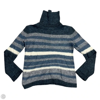 Sweater Designer By Tory Burch In Blue & White, Size: M