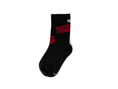 SX5416-008 | HELLFIRE SOCKS KID | BLACK