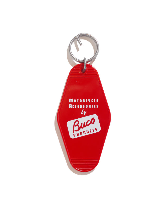 lost & found The Real McCoy's The Real McCoy's BA24103 Buco Motel Key Ring Red