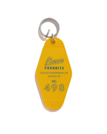 lost & found The Real McCoy's The Real McCoy’s BA24103 Buco Motel Key Ring Yellow