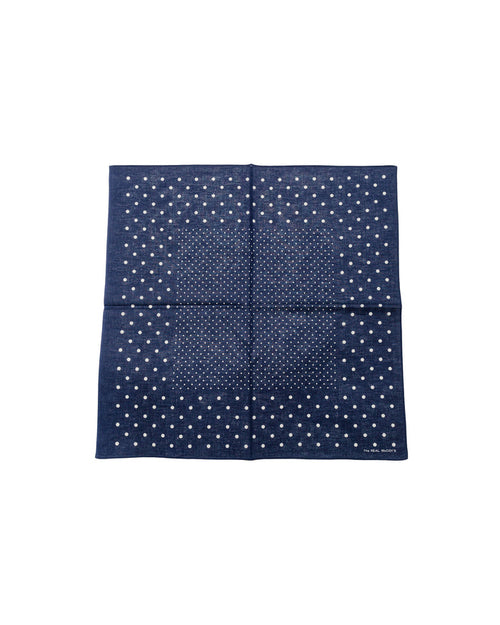 lost & found The Real McCoy's The Real McCoy's MA22015 Bandana 'Dot' Navy