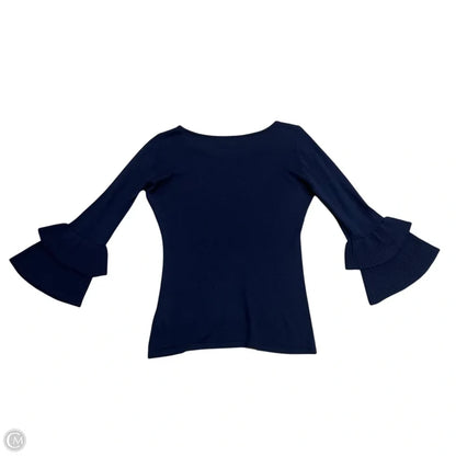 Top Long Sleeve Designer By Lilly Pulitzer In Navy, Size: Xs