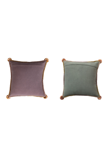 Creative-Co-Op-Tufted-Florals-Cotton-Pillow