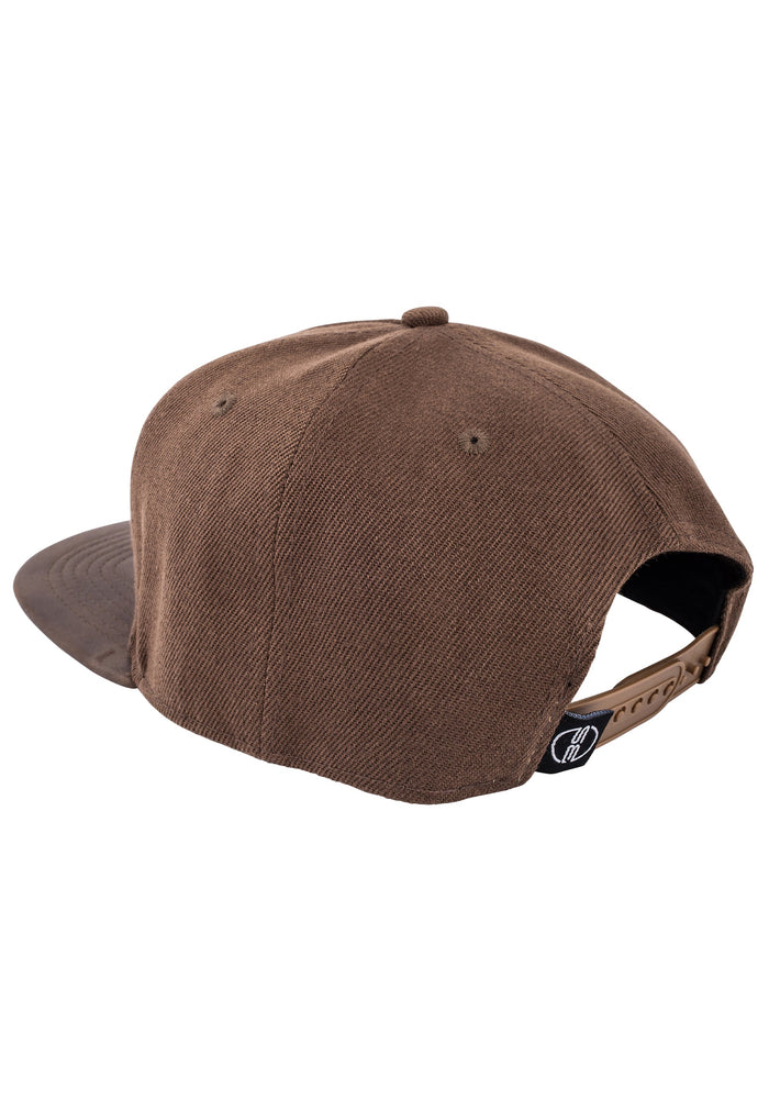 Blackskies-Vanguard-Snapback-Cap-Brown-Baseball-Hat-Snap