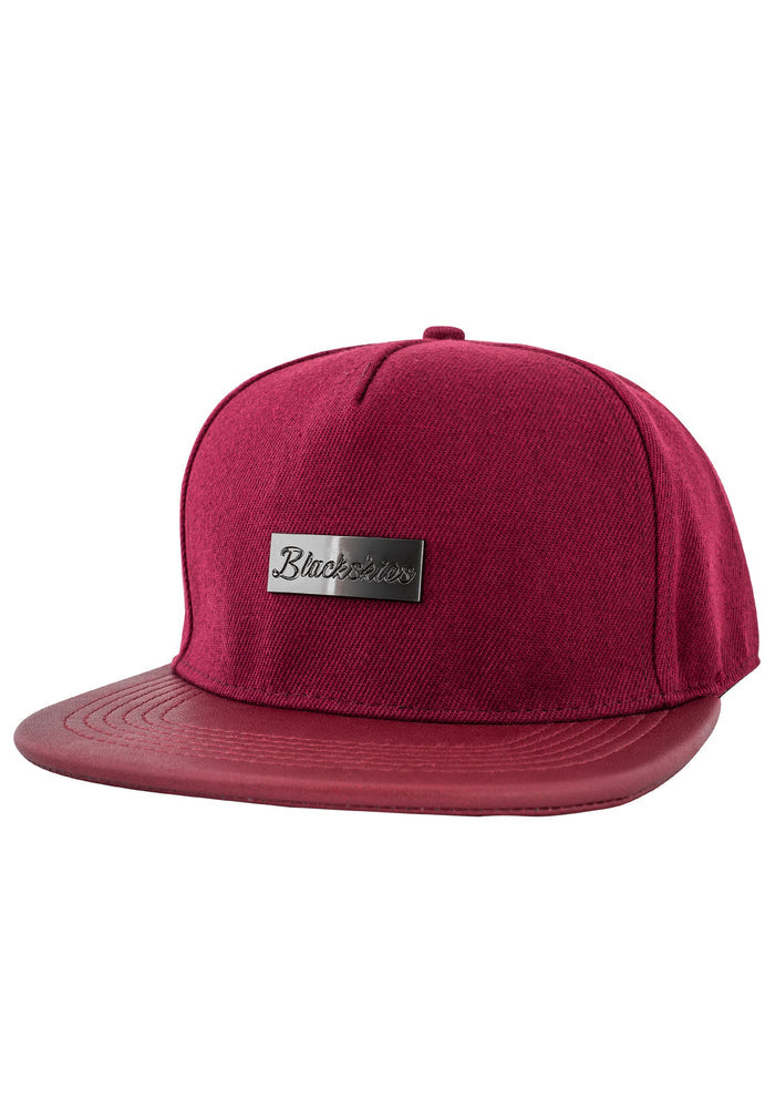 Blackskies-Vanguard-Snapback-Cap-Burgundy-Side
