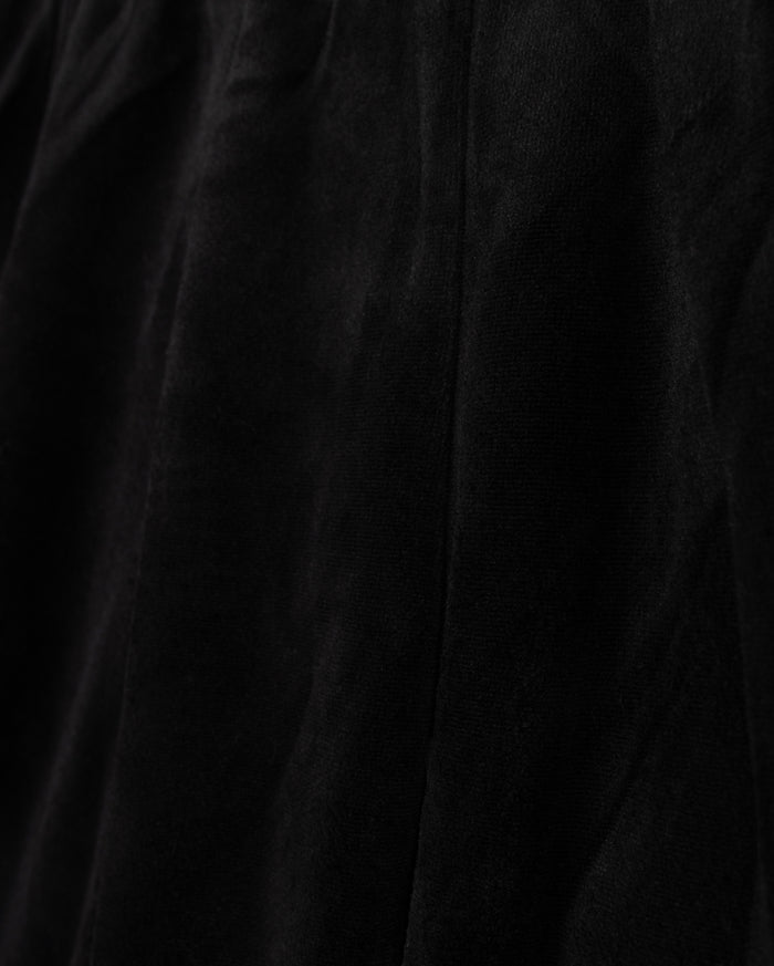 Velour Paneled Knee Skirt - Junees