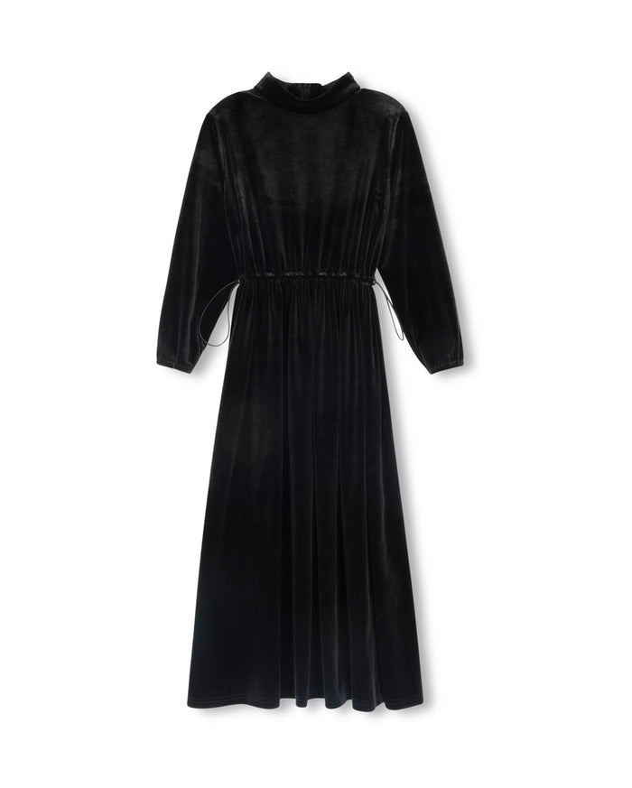 Velour Side Toggle Robe