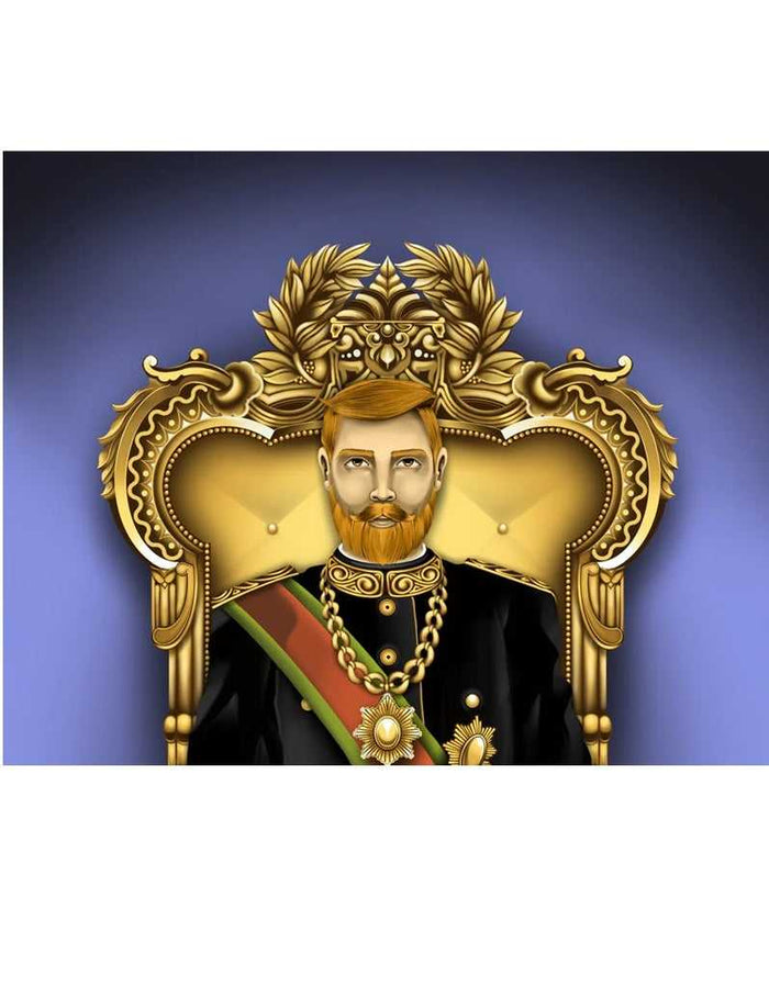 Royal portrait illustration
