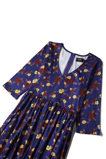 Billie Winter Floral Flared Dress