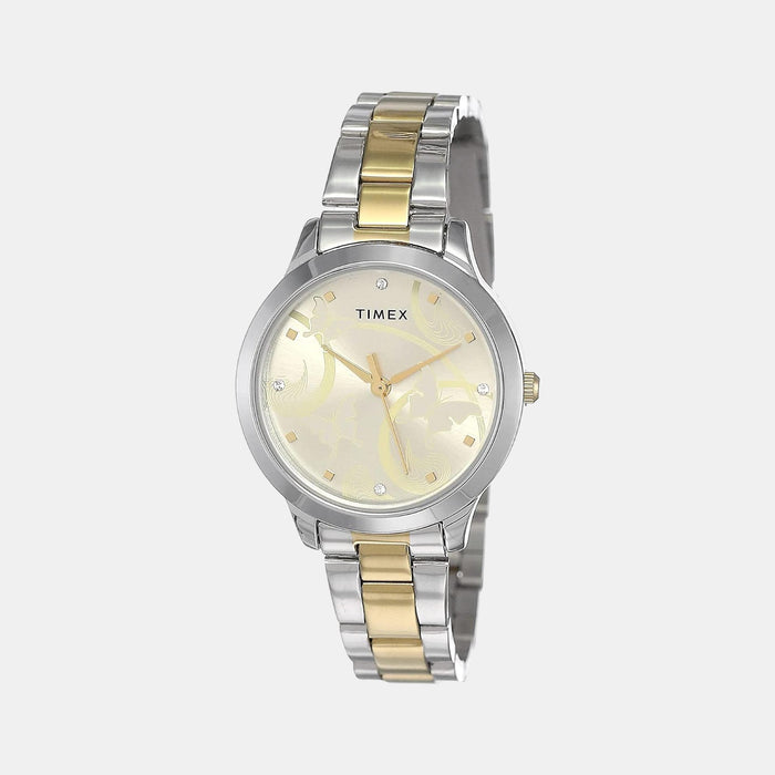 Timex Round Beige Analog watch
