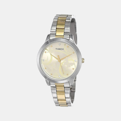 Timex Round Beige Analog watch