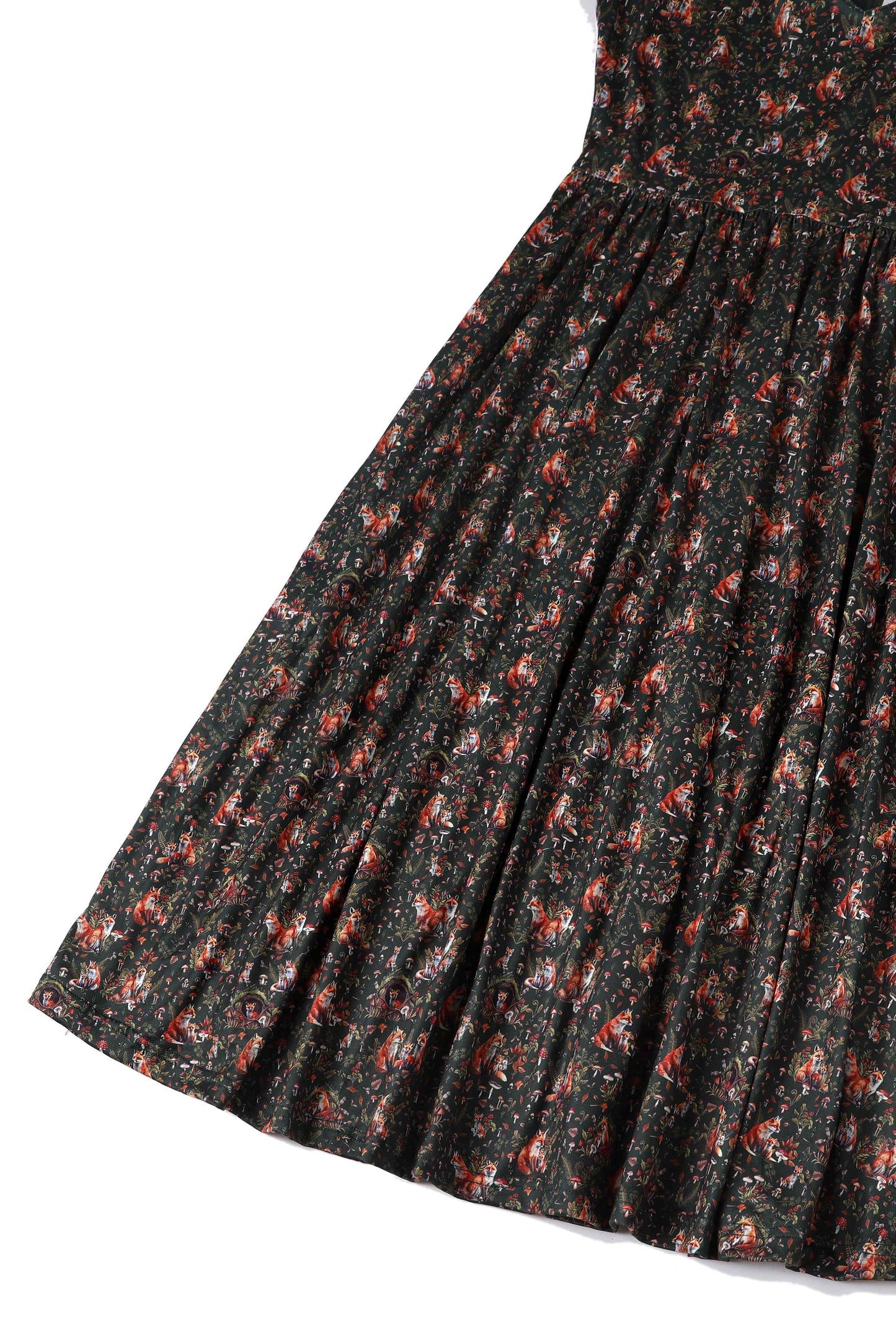 Billie Woodland Fox Den Print Dress