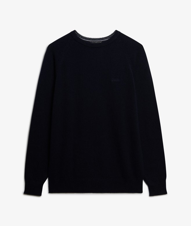 Wool Blend Jumper in Navy