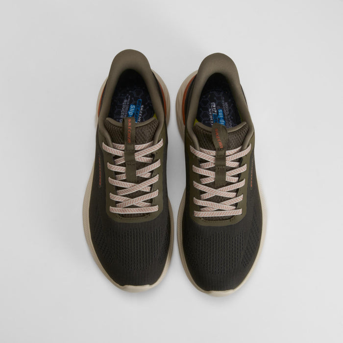 Zapatilla deportiva Slip-ins Garner verde SKECHERS